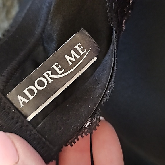 Adore Me Black sweet lilac sz 46 DD underwire bra new WL295 - Picture 5 of 7